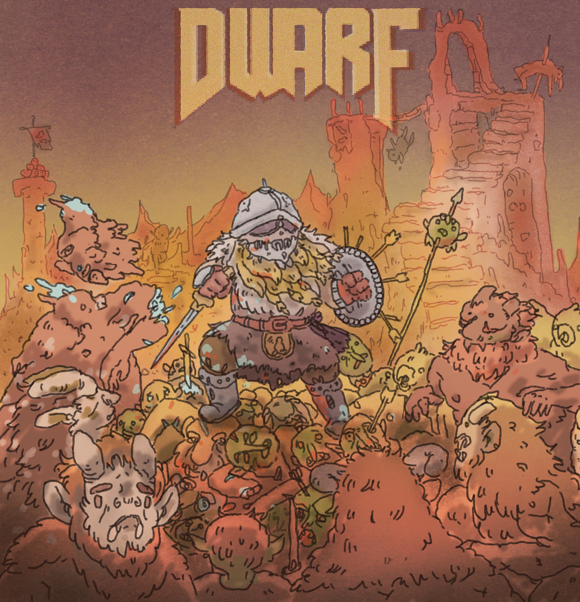 dwarf fortress tileset comic sans